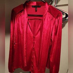 WHBM L/S Button Down Blouse